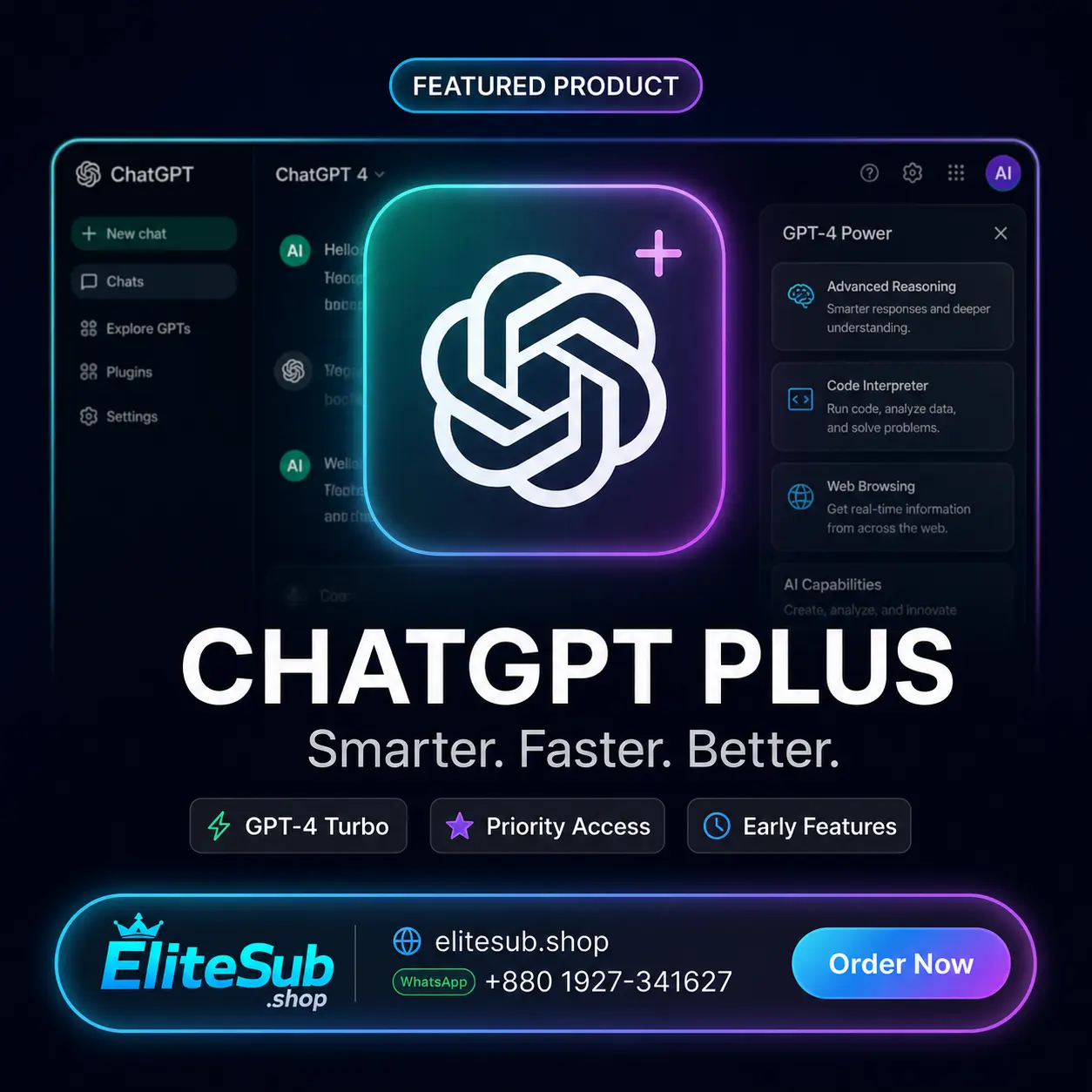 ChatGPT Plus Upgrade – Faster & Smarter AI Tools