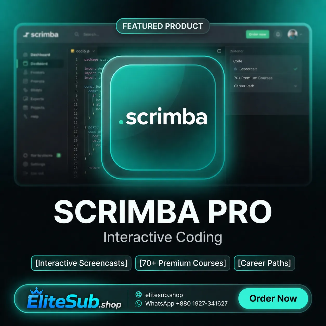 Scrimba Pro (1 Year)